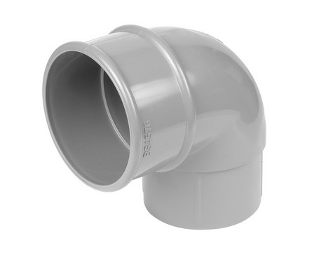 Round 92.5° Offset Bend - Grey