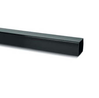 Square Downpipe - 4m - Black