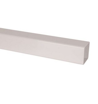 Square Downpipe - 4m - White