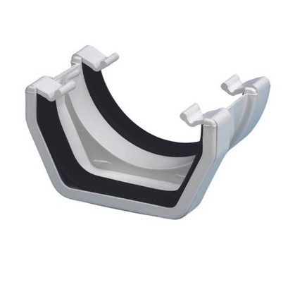 Square Round Gutter Adaptor - White