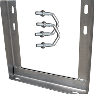 Aerial - Mast Wall Bracket Galvanised 12"
