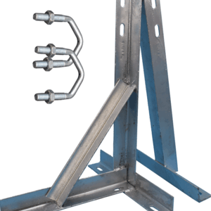 T & K Aerial Mast Bracket - Galvanised 18"