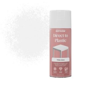 Rust-Oleum Direct To Plastic Spray Paint - Gloss Finish - 400ml