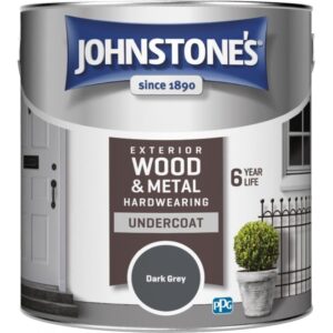 Johnstone's Exterior Undercoat Paint - Grey - 750ml