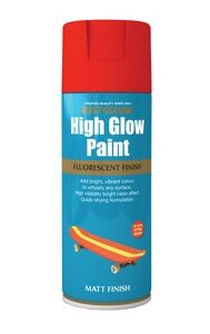 Rust-Oleum High Glow Fluorescent Spray Paint - Matt Finish - 400ml