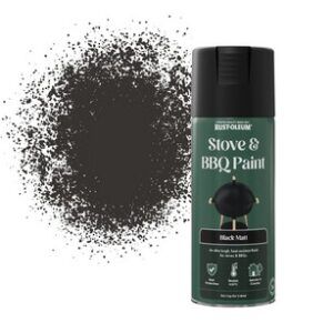 Rust-Oleum Stove & BBQ Spray Paint - Matt Finish - 400ml
