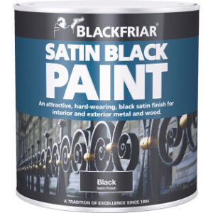 Blackfriar Satin Black Paint