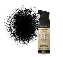 Universal All - Surface Spray Paint - Black Gloss