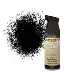 Universal All - Surface Spray Paint - Black Matt