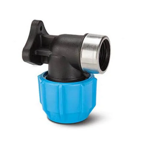 Polyfast Plastic Bibtap Wallplate Flange Elbow