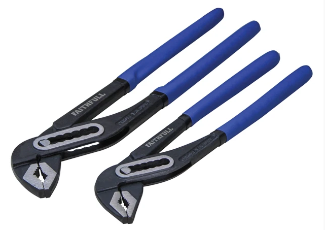 Faithfull Water Pump Pliers (Twin Pack)