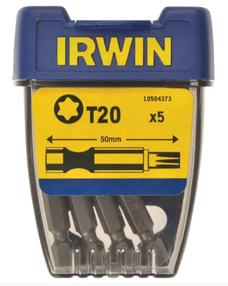 IRWIN Power Screwdriver Bits TORX TX20 - 50mm
