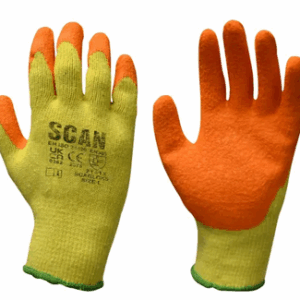 Scan Knitshell Latex Palm Glove - Large (Size 9)