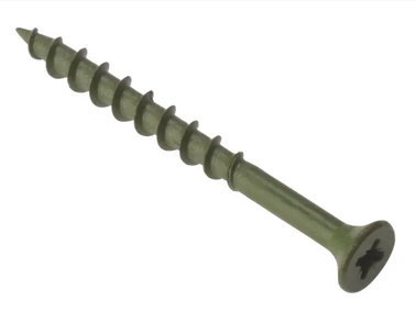 Forgefix Decking Screw - Pozi Compatible ST Anti-Corrosion - GREEN